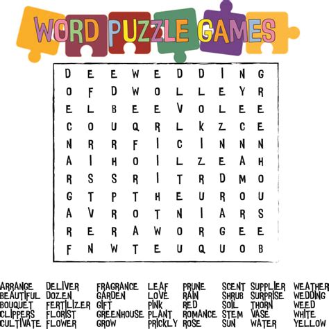 Word Search Puzzles Free Online