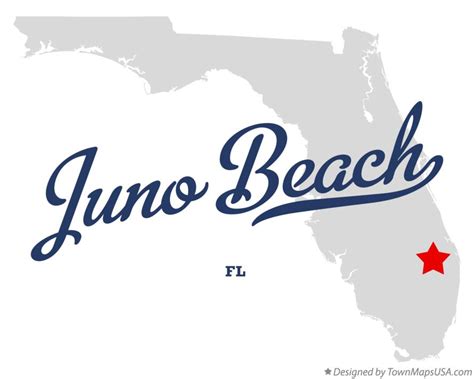 Map Of Juno Beach Fl Florida