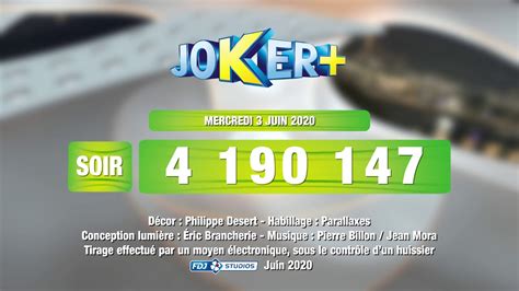 Liste des objets fédéraux avec leurs résultats pour le canton de genève. Tirage du soir Joker+® du 03 juin 2020 - Résultat officiel ...