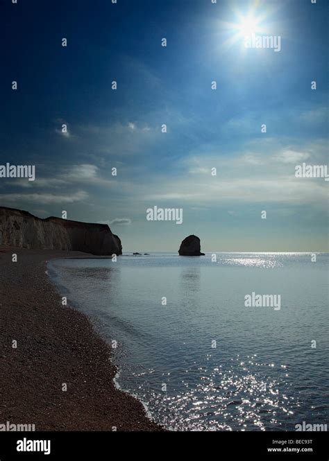 Freshwater Bay Isle Of Wight England Uk Stock Photo Alamy