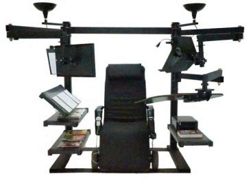 Supports positions from upright to fully flat. ErgoQuest Zero Gravity Workstations