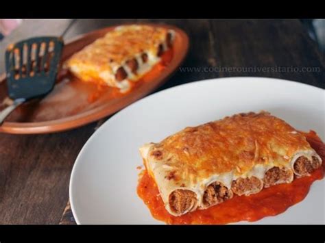 Como Hacer Canelones De Carne Picada Con Bechamel Te Lo Llevo A Casa