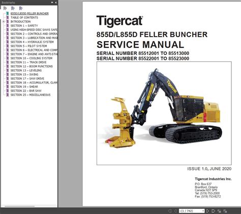 Tigercat Feller Buncher Operator Manuals And Service Manuals Pdf Auto