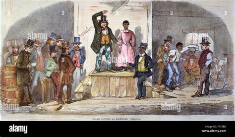 VIRGINIA SLAVE AUCTION 1856 NA Slave Auction At Richmond Virginia