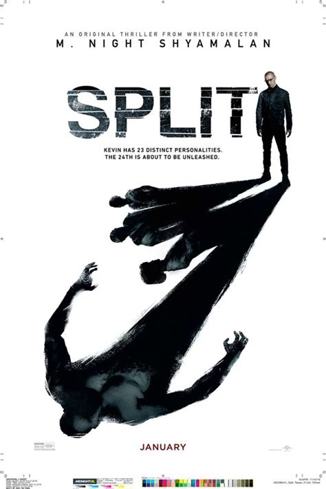 Split est un film réalisé par m. Split Poster