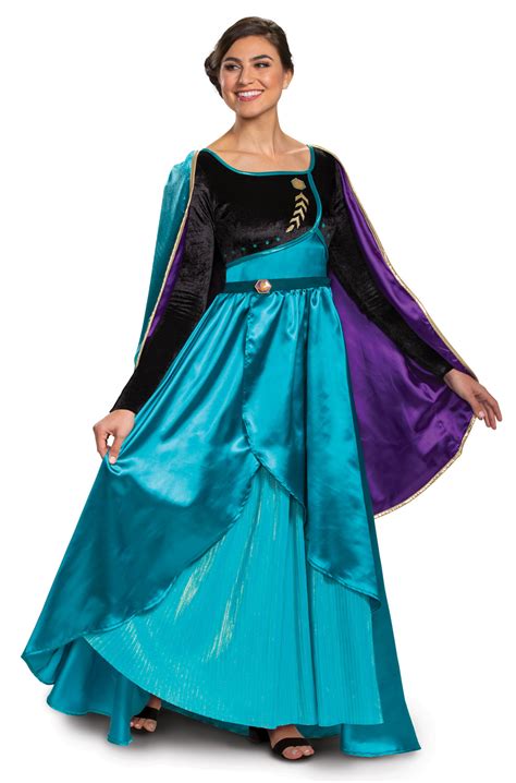 Disney Frozen Queen Anna Prestige Adult Costume Ebay