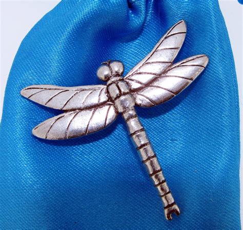 Large Dragonfly Pin Badge High Quality Pewter Ts From Pageant Pewter