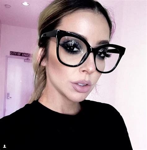 xxl oversized cat eye miss gorgeous clear lens eyeglasses glasses shadz