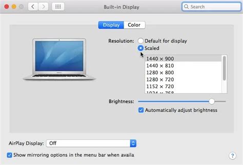 How To Change The Screen Resolution On Your Mac