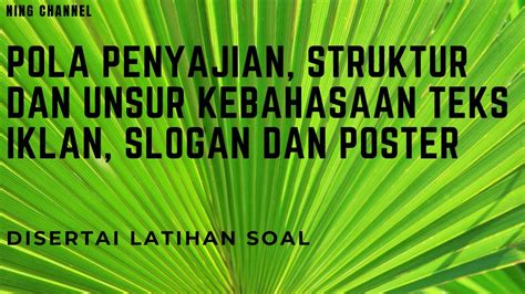 Soal Menyimpulkan Iklan Slogan Dan Poster – Lakaran