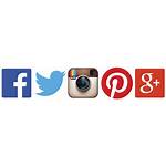 Social Icons Layout Web