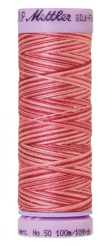 Silk Finish Cotton Multi 50 100m 9846 Cranberry Crush Threads