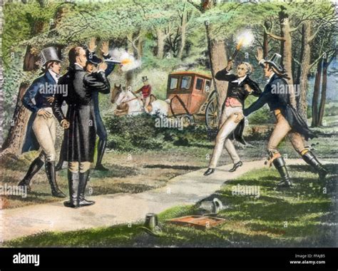 Hamilton Burr Duel 1804 Nthe Duel Fought Between Alexander Hamilton