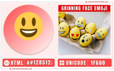 Grinning Face Emoji Copy Paste Meaning Unicode