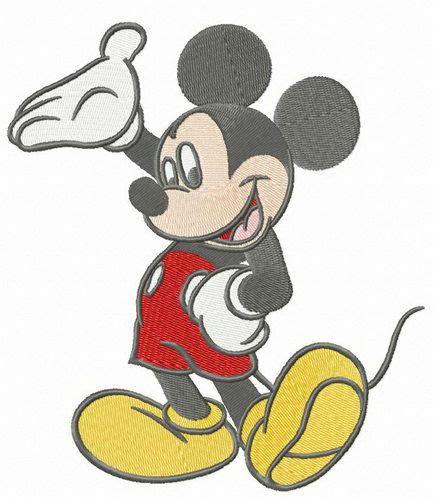 5 Mickey Mouse Embroidery Designs For Sale Friki Rapsodia