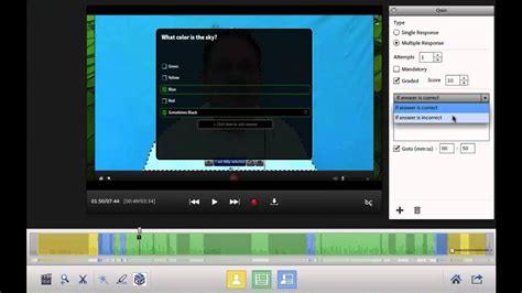 adobe presenter video express 11 and in video questions youtube