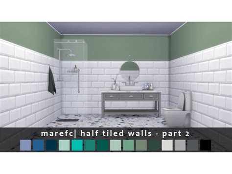 The Sims Resource Half Tiled Walls Part 2