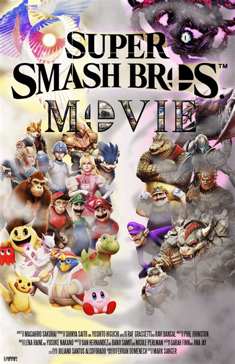 I Made A Smash Bros Movie Poster For My Photoshop Class Final