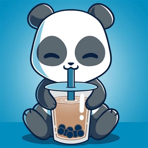 Aesthetic Panda Blue Wallpapers Wallpaper Cave