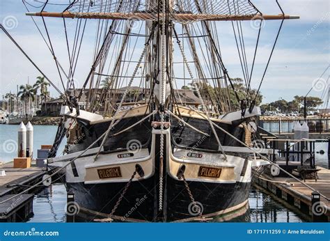 The 1800s Merchant Ship The Pilgrim Stock Image Image Of Pilgrim