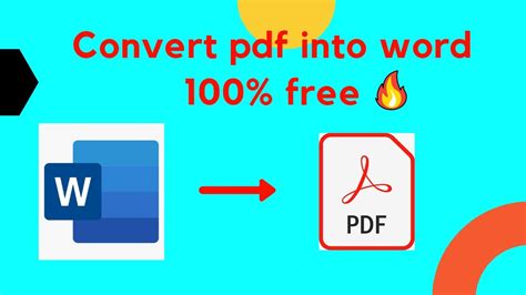 How To Convert Word Into Pdf File 100 Free Ilovepdf Youtube