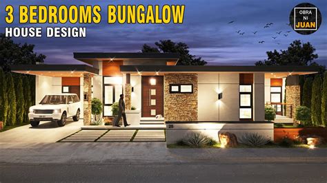bedrooms modern bungalow house design youtube