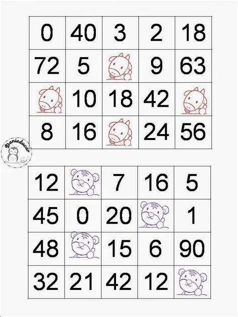 Dani Educar Bingo Da Tabuada Matemática Tabuada Cartelas De