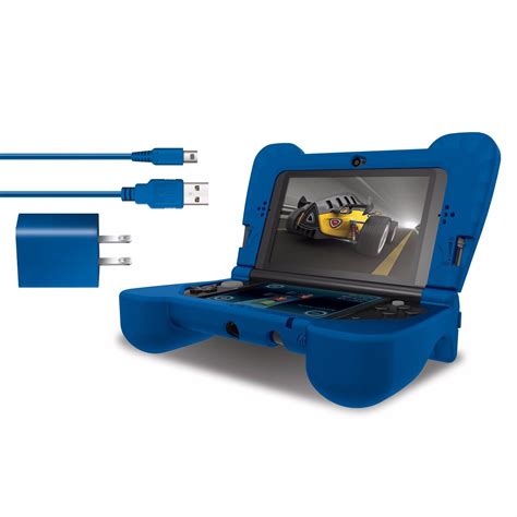 Dreamgear New Nintendo 3ds Xl Comfort Grip Case Power Play Kit Blue