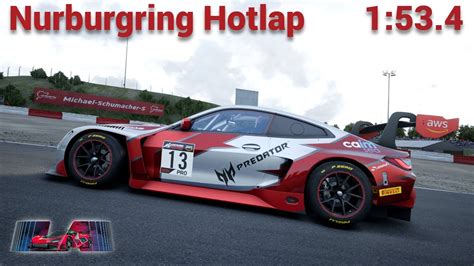 Bmw M Gt Hotlap Setup Nurburgring Assetto Corsa