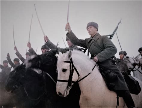 Forward To Victory Cavalry Men Of The Red Army Battle For Moscow