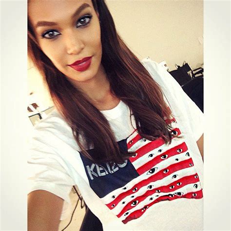 The American Pride Selfie Joan Smalls Photoshoot Mirror Selfie