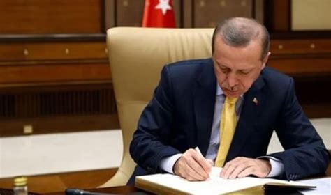 Erdoğan dan gece yarısı atama Resmi Gazete de yayımlandı