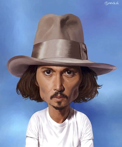 Johnny Depp Celebrity Caricatures Johnny Depp Caricature