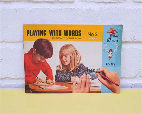 Vintage Spelling Book Playing With Words An Instant Picture Etsy