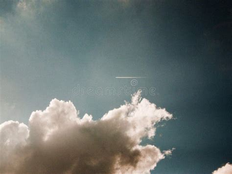 Cumulus Cloud In Deep Blue Sky Picture Image 84925020