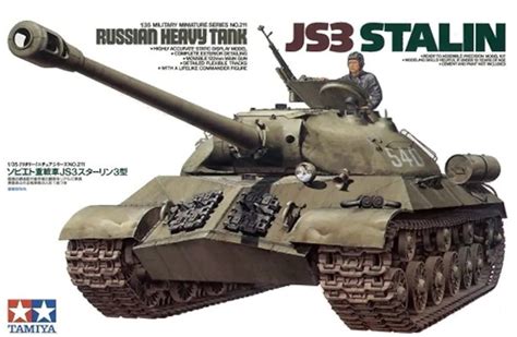 Tamiya Military 135th Scale Js3 Stalin Russian Heavy Tank Model