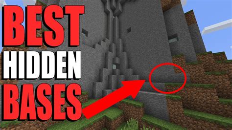 Top 6 Best Hidden Bases In Minecraft Youtube