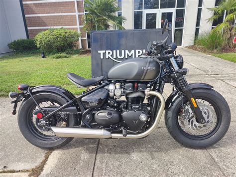 New 2023 Triumph Bonneville Bobber Motorcycles In North Charleston Sc