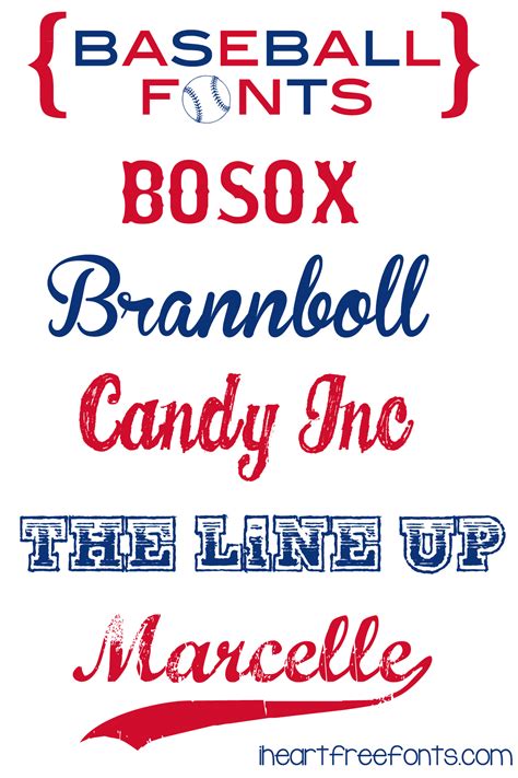 6 Free Baseball Fonts Fonts Baseball Font Cricut Fonts Fonts