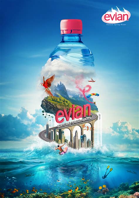 Die mineralwassermarke steckt babies in rollerskates. Evian on Behance