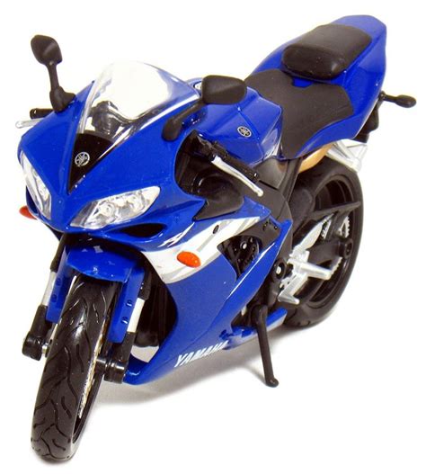 Maisto Yamaha Yzf R1 Motorcylce 112 Scale Blue Redline Edge