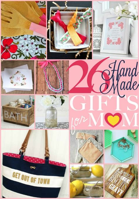 With the christmas season approaching it can all get a little out of hand with gift buying for our kids and those of our friends and family. 26 Handmade Gifts for Mom | The Turquoise Home