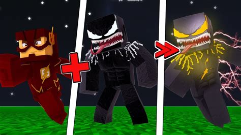 Minecraft Novo Mod Do Venom Flash Flash Symbiote