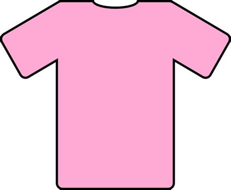 Pink Shirt Clip Art At Vector Clip Art Online