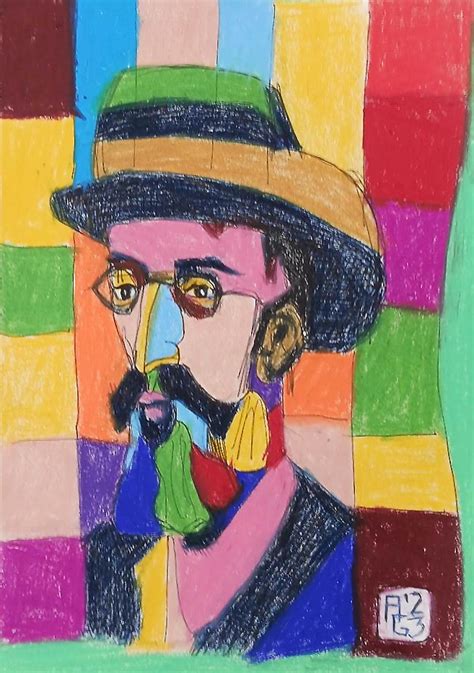 Portrait Of Erik Satie Portrait Derik Satie Fields Of Experience