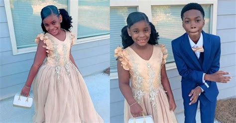 Big Brother Lovingly Escorts Sister To Daddy Daughter Dance After Stood