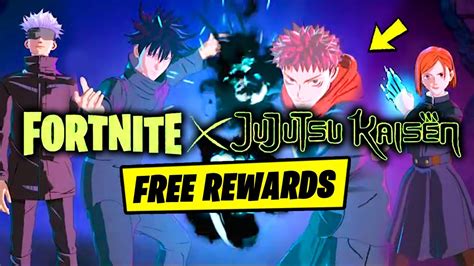 Fortnite X Jujutsu Kaisen Skins Mythic Free Rewards And Event Quests