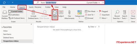 Fix For Search Ribbon Missing In Outlook Itexperiencenet