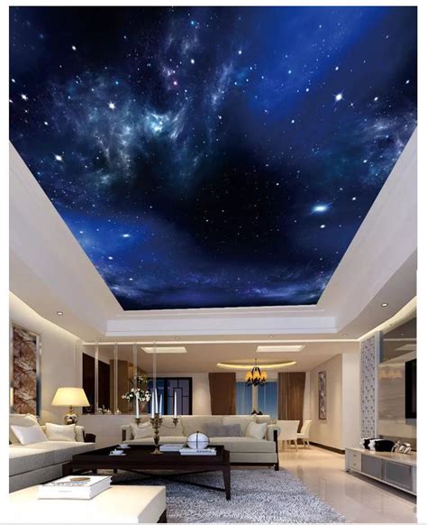A sky painted on a ceiling of any room can feel amazing! Aliexpress.com : Buy Custom Photo Wallpaper 3d ceiling ...