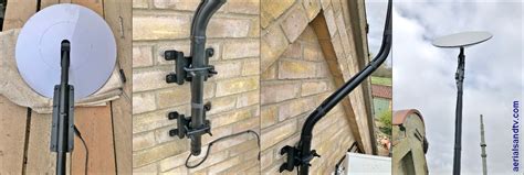ATV customers’ Starlink installations – A.T.V. Poles, Brackets, Clamps